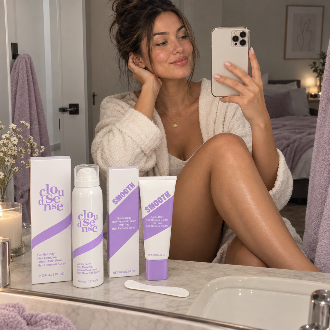 Silky and Smooth Hair Removal Mousse: Best Hair Removal for Silky Skin. "If you have PCOS or facial hair issues like me, this is my daily hair removal go-to. It leaves my face silky & smooth."
