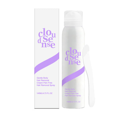 Silky and Smooth - Spray on Hair Removal Mousse.  Gentle formula.  Works on face, legs, arms, underarms, back & bikini line